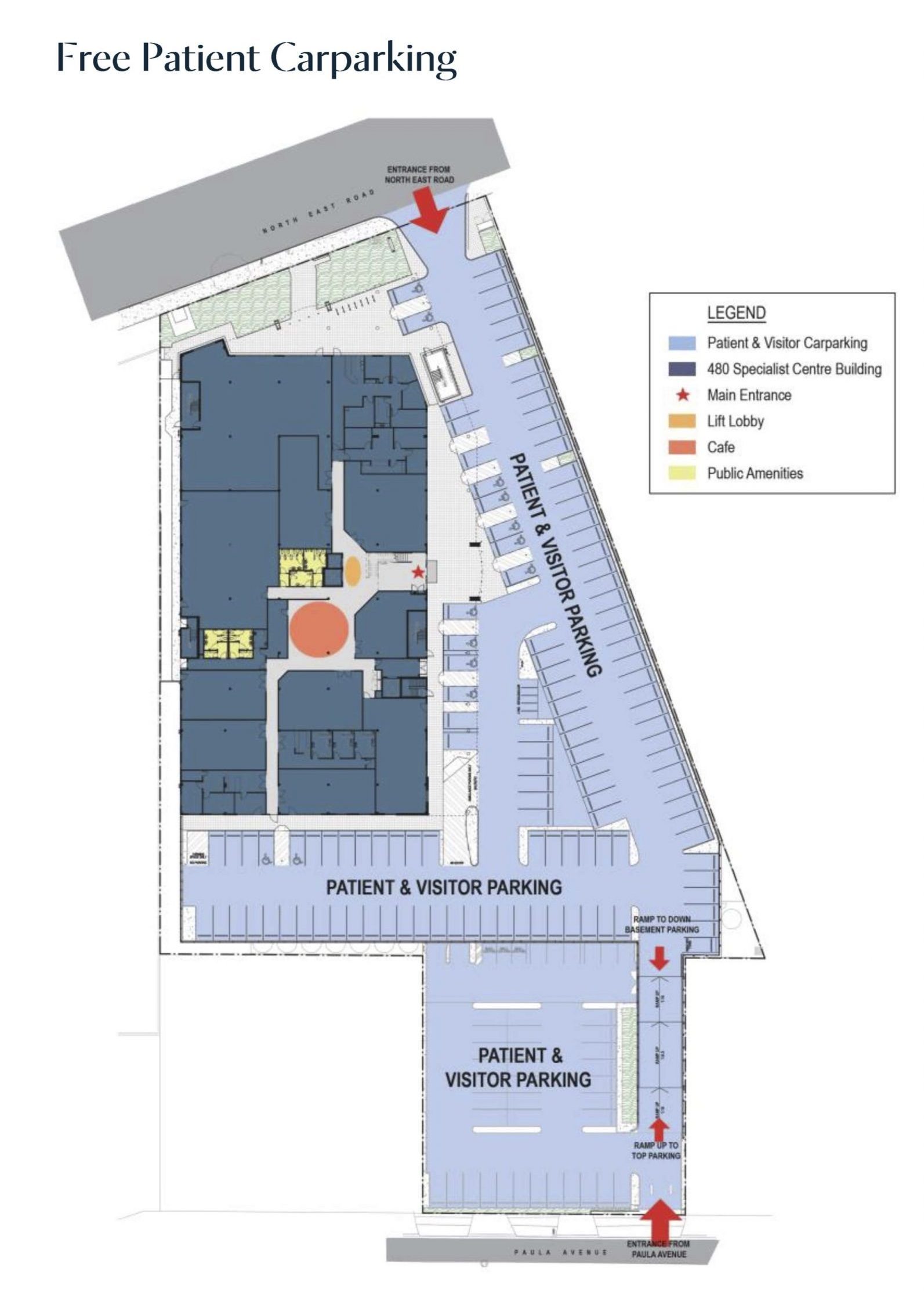 480NE Visitor Car Park plan